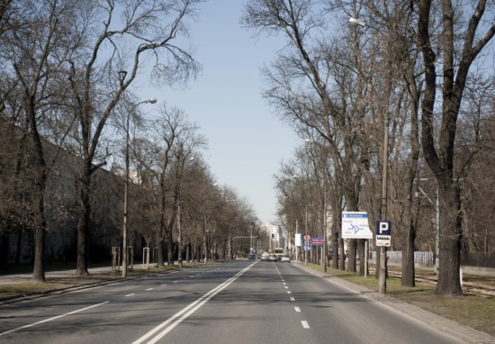 Widok wzdłuż ulicy Mickiewicza.