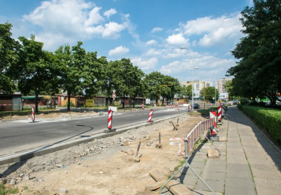 Remont ulicy Krasnobrodzkiej.