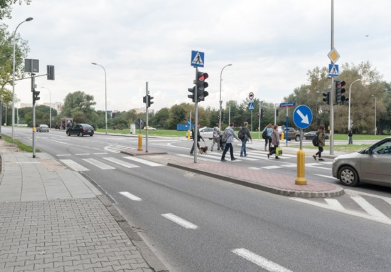 Nowa sygnalizacja świetlna na skrzyżowaniu ulic Bora-Komorowskiego i Skalskiego.