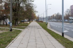 Ścieżka rowerowa i remont chodnika - Radiowa