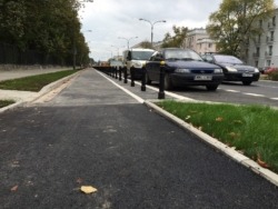 Połączenie rowerowe placu Wilsona z Nadwiślańskim Szlakiem Rowerowym wzdłuż ulicy Krasińskiego