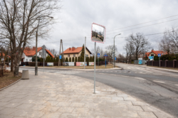 Montaż lustra drogowego przy skrzyżowaniu ulic Fletniowej i Mehoffera