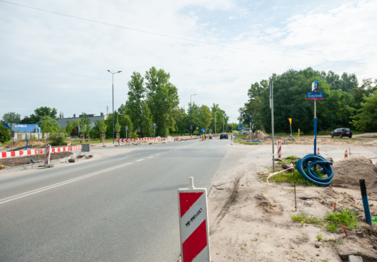 Modernizacja skrzyżowania ulic Płochocińskiej, Spedycyjnej i Krzyżówki.