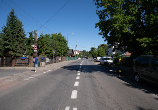 Ulica Paderewskiego przed zmianami.