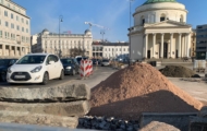 Czas na drugą jezdnię placu Trzech Krzyży