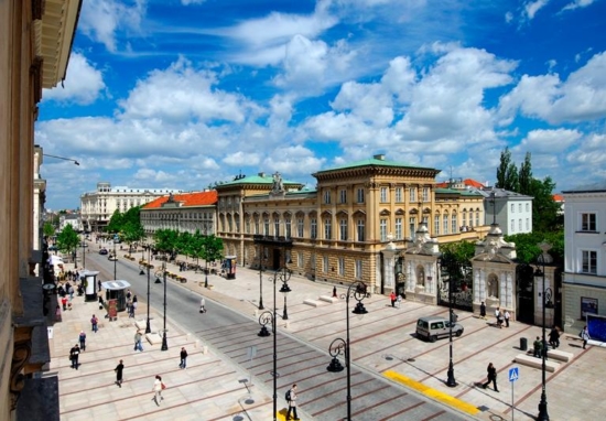 Widok na Krakowskie Przedmieście