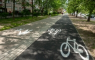 Droga dla rowerów wzdłuż ul. Domaniewskiej
