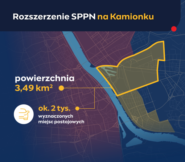 Powierzchnia SPPN na Kamionku to 3,49 kilometrów kwadratowych. Wyznaczonych będzie około 2 tysiące miejsc postojowych. 