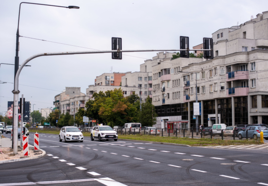 Skrzyżowanie Zamoyskiego z Lubelską po frezowaniu.