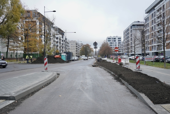 Jana Kazimierza w trakcie przebudowy.