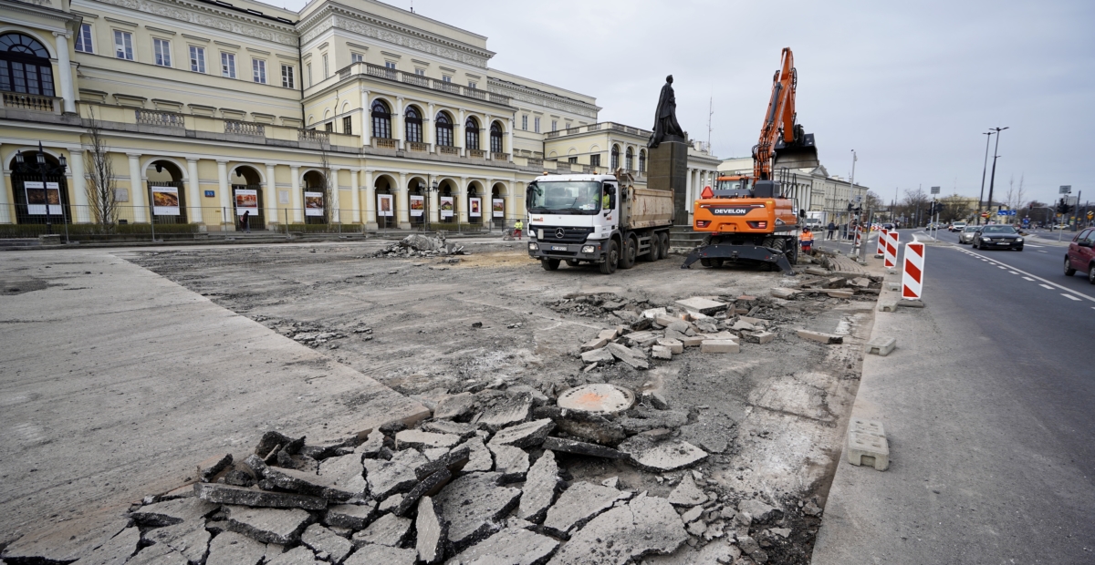 Nowy Plac Bankowy – mniej betonu, więcej zieleni