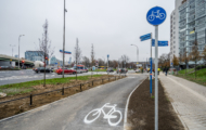 Droga dla rowerów wzdłuż Alei Jerozolimskich – etap I