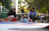 Piknik przed SP 258: wspólne projektowanie bezpiecznej drogi do szkoły
