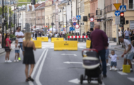 Transport i montaż przenośnych zapór antyterrorystycznych na terenie Warszawy