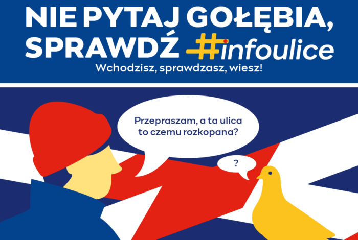 Miejski serwis drogowy #Infoulice Warszawa zawsze prowadzi do celu