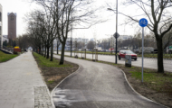 Droga dla rowerów wzdłuż ul. Broniewskiego