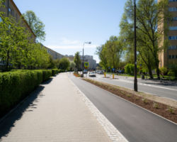 Nowa droga dla rowerów wzdłuż ul. Jana Olbrachta.