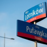 Skrzyżowanie Lotników i Puławskiej.