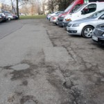 Parking na Pawińskiego przed remontem.