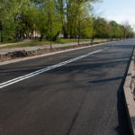 Nowy asfalt na ulicy Krasińskiego.