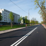 Nowy asfalt na ulicy Krasińskiego.