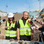 Odkrycia na placu Krasińskich.