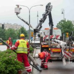 Montaż pastorałów na Krasińskiego.