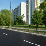 Nowy asfalt na Człuchowskiej.