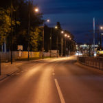 Ulice Towarowa i Okopowa z nowym oświetleniem.