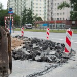 Na ulicy Czerniakowskiej powstaje przejście dla pieszych.