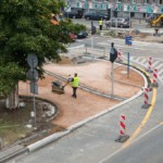 Na ulicy Czerniakowskiej powstaje przejście dla pieszych.