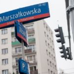 Skrzyżowanie Marszałkowskiej i Wspólnej.