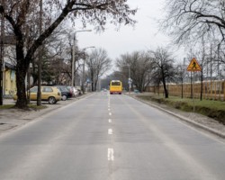 Ulica Cyrulików przed frezowaniem.