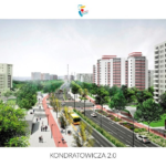 Wizualizacja ulicy Kondratowicza.
