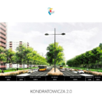 Wizualizacja ulicy Kondratowicza.