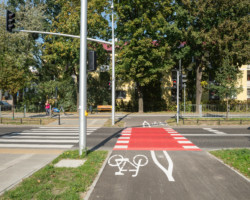 Zakończyła się budowa trasy rowerowej w ciągu ulic Mińska-Stanisławowska-Dwernickiego-Szaserów.