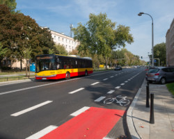 Zakończyła się budowa trasy rowerowej w ciągu ulic Mińska-Stanisławowska-Dwernickiego-Szaserów.