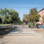 Usunięte bariery architektoniczne na skrzyżowaniu ulic Broniewskiego i Krasińskiego