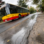 Zły stan nawierzchni ulicy Polskiej i ulicy Gościniec.