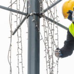 Montaż instalacji świątecznych.