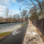 Nowy chodnik oraz droga dla rowerów pojawiły się wzdłuż ulic Szpotańskiego i Wydawniczej.