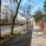 Nowy chodnik oraz droga dla rowerów pojawiły się wzdłuż ulic Szpotańskiego i Wydawniczej.