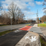 Nowy chodnik oraz droga dla rowerów pojawiły się wzdłuż ulic Szpotańskiego i Wydawniczej.