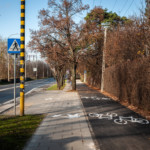 Nowy chodnik oraz droga dla rowerów pojawiły się wzdłuż ulic Szpotańskiego i Wydawniczej.