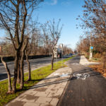 Nowy chodnik oraz droga dla rowerów pojawiły się wzdłuż ulic Szpotańskiego i Wydawniczej.