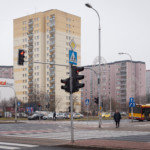Iluminacja świąteczna na Gocławiu.