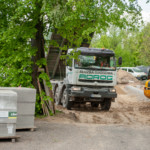 Budowa parkingu na ul. Pawińskiego.