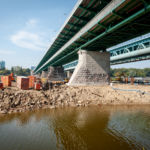 Remont filarów mostu Gdańskiego.