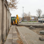 Trwa przebudowa skrzyżowania al. „Solidarności” i Szwedzkiej.