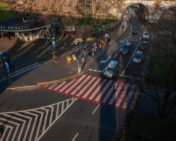 Wymienione latarnie na Kruczkowskiego.